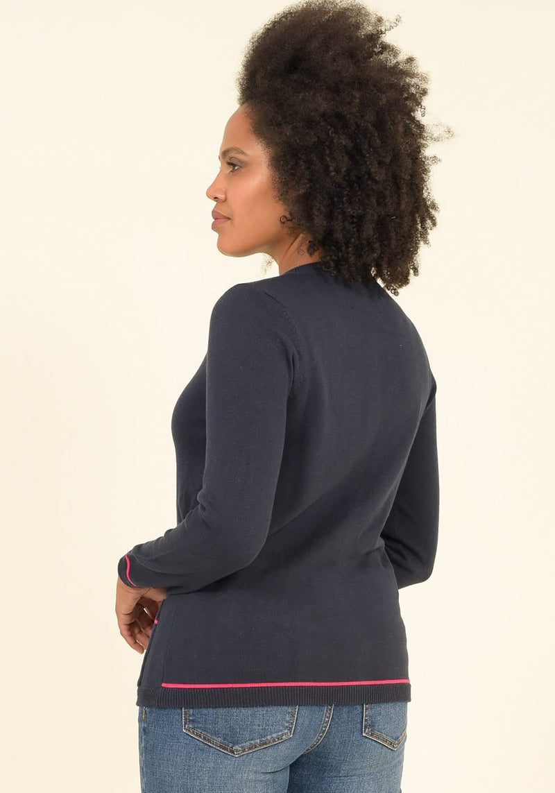 Classic Cardigan Navy