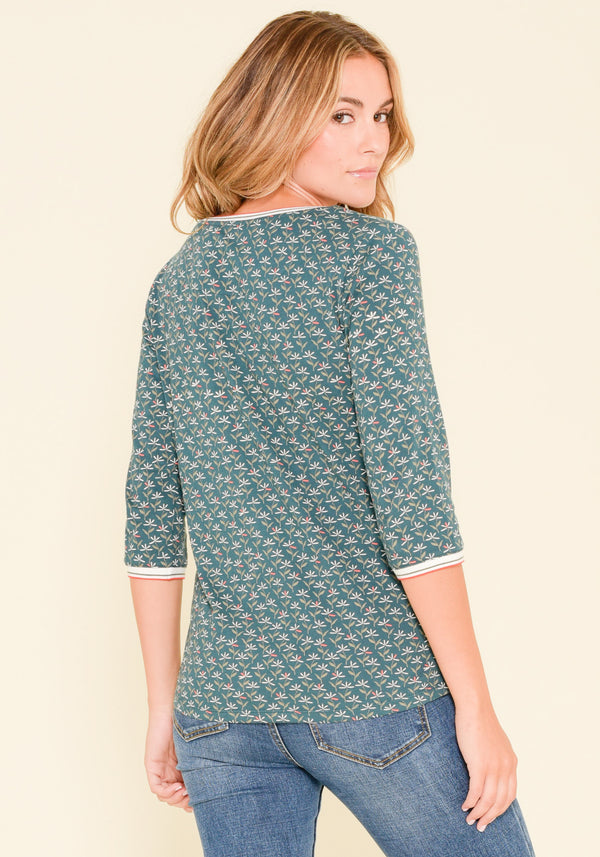 Evelyn Tipping Long Sleeve Top