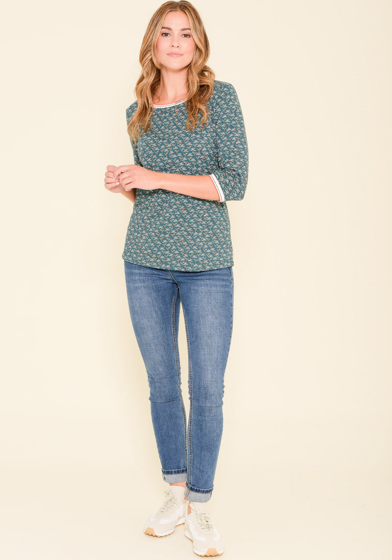 Evelyn Tipping Long Sleeve Top
