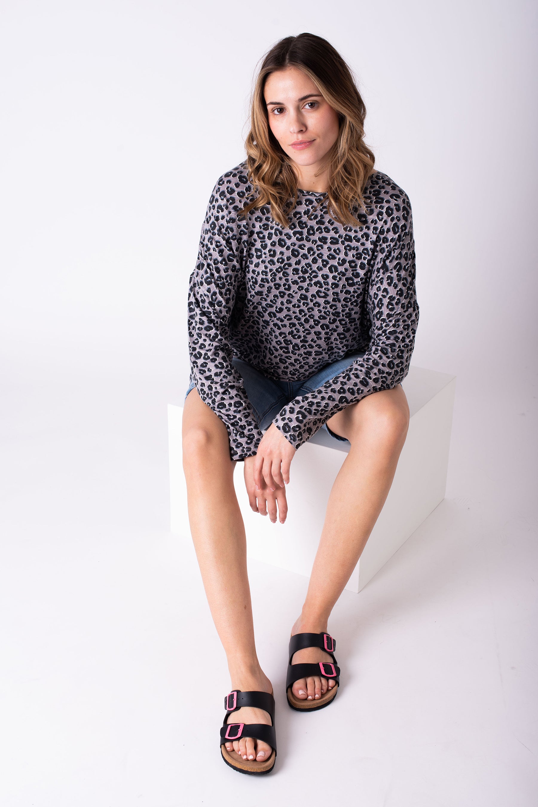 Leopard Spot Long Sleeve T-Shirt