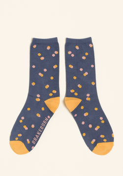 Grey Dotty Sock