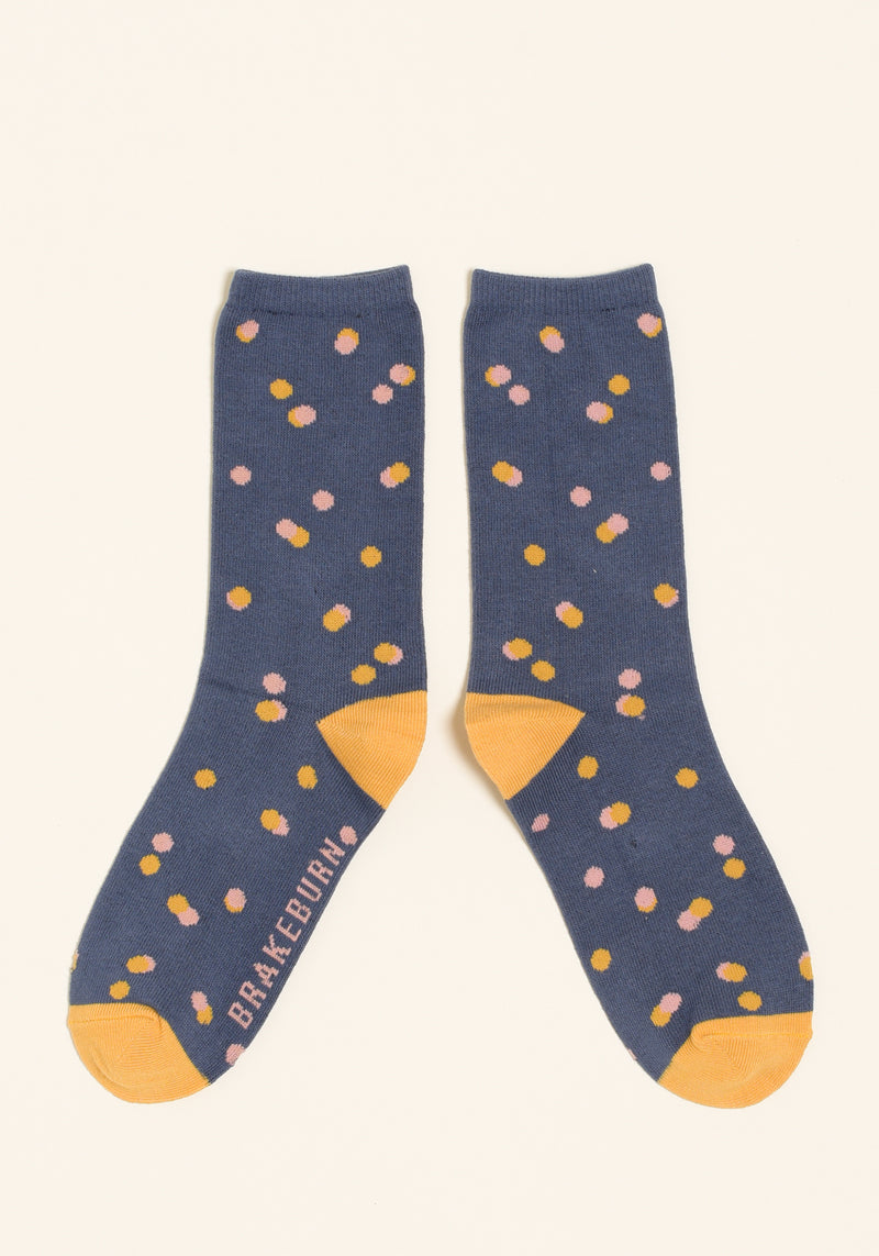 Grey Dotty Sock