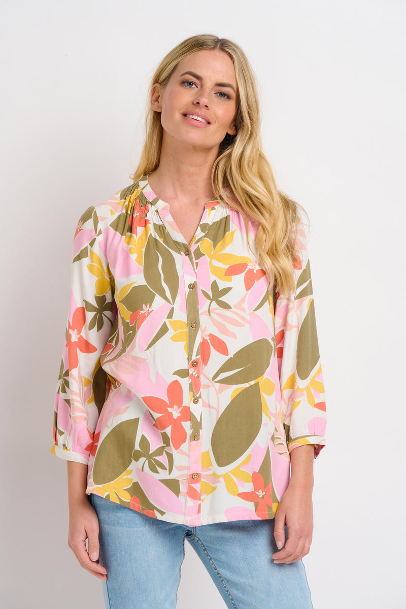 Tropical Palm Blouse
