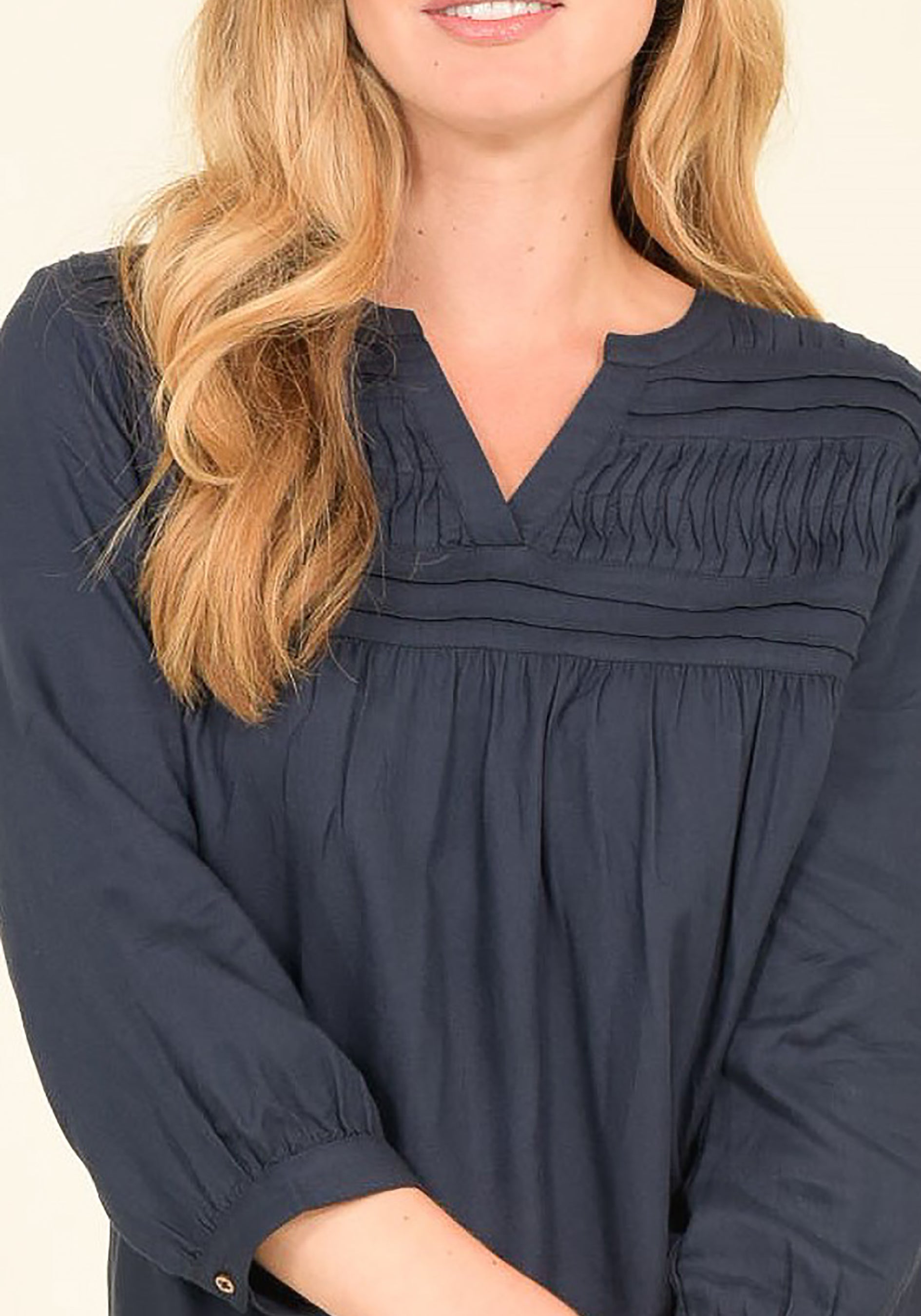 Pleated Blouse