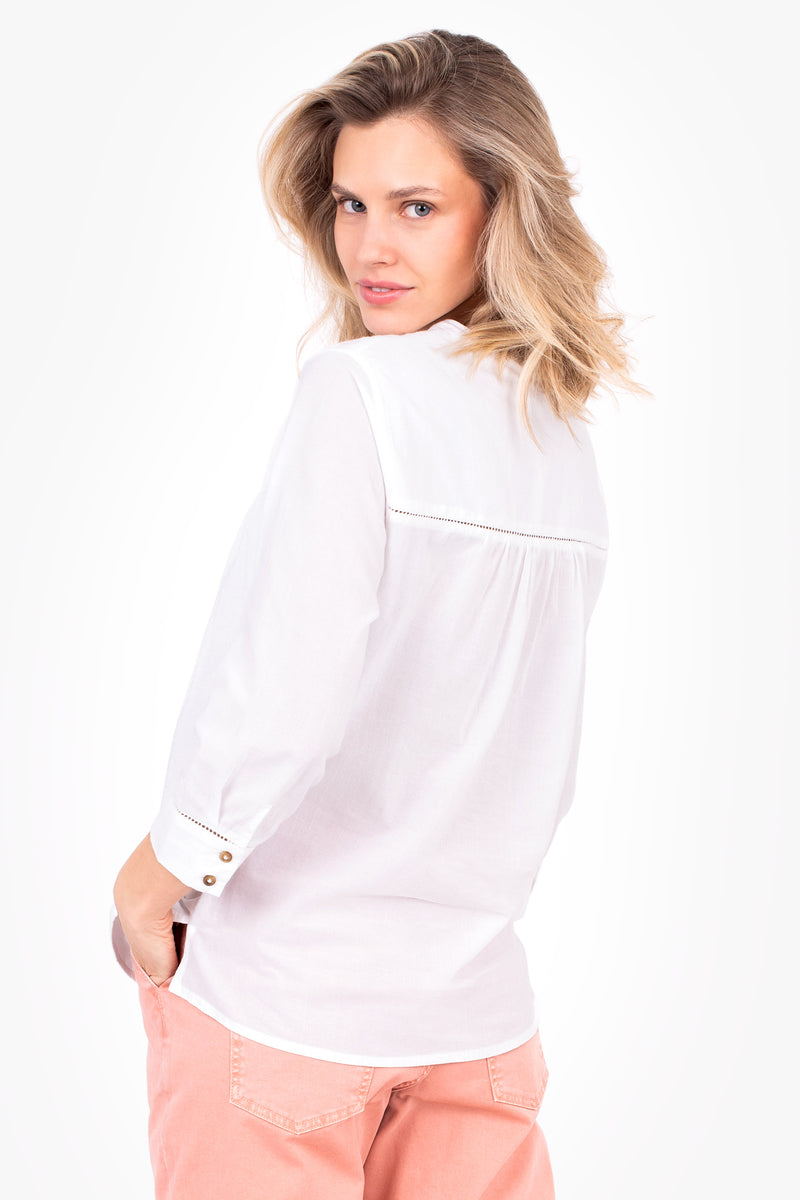 Macy Broderie Blouse