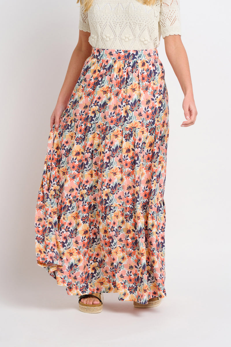 Summer Blooms Maxi Skirt
