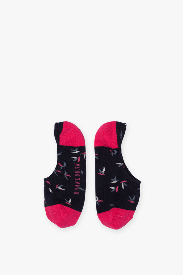 Navy Origami Socks