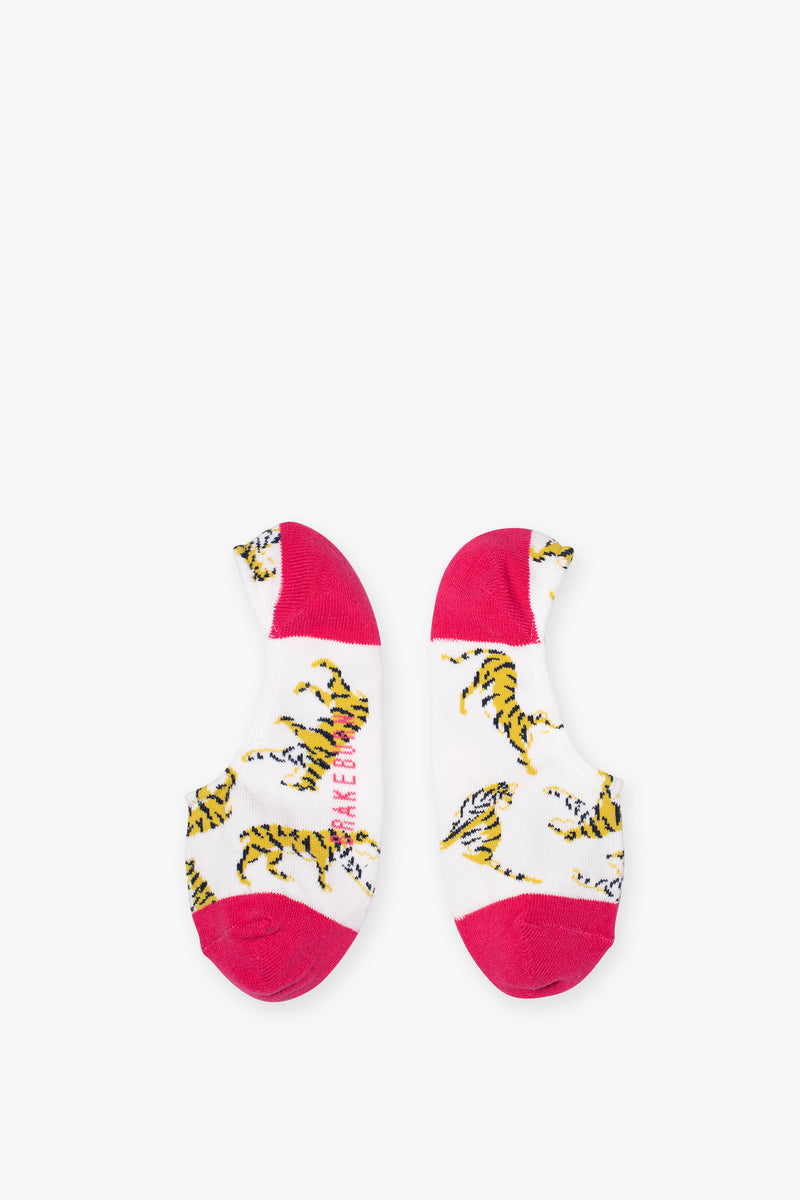 Cream Tiger Socks
