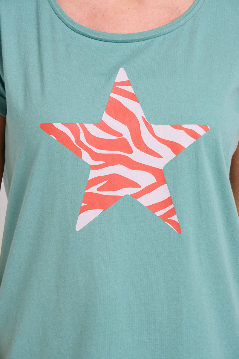 Zebra Star Tee