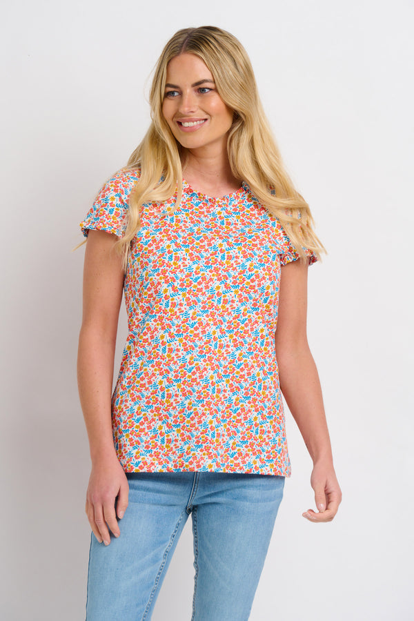 Whimsical Floral Tee