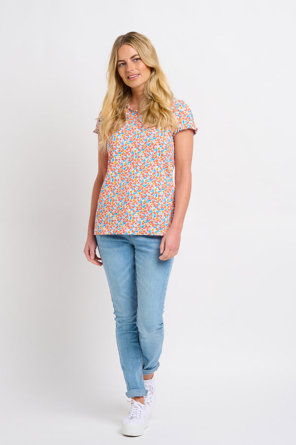 Whimsical Floral Tee