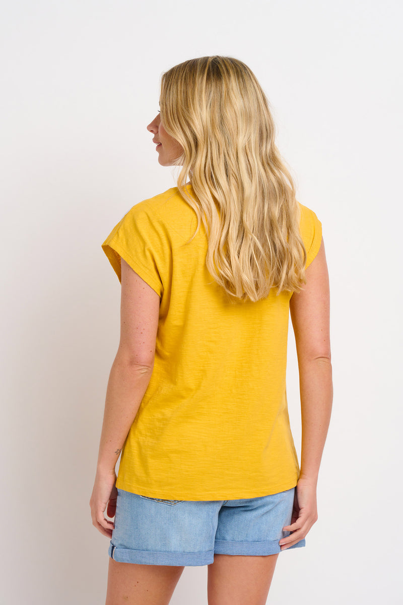 mustard yellow womens shirt