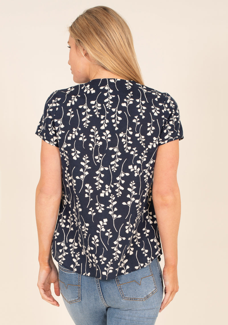 Pleat Woven Top