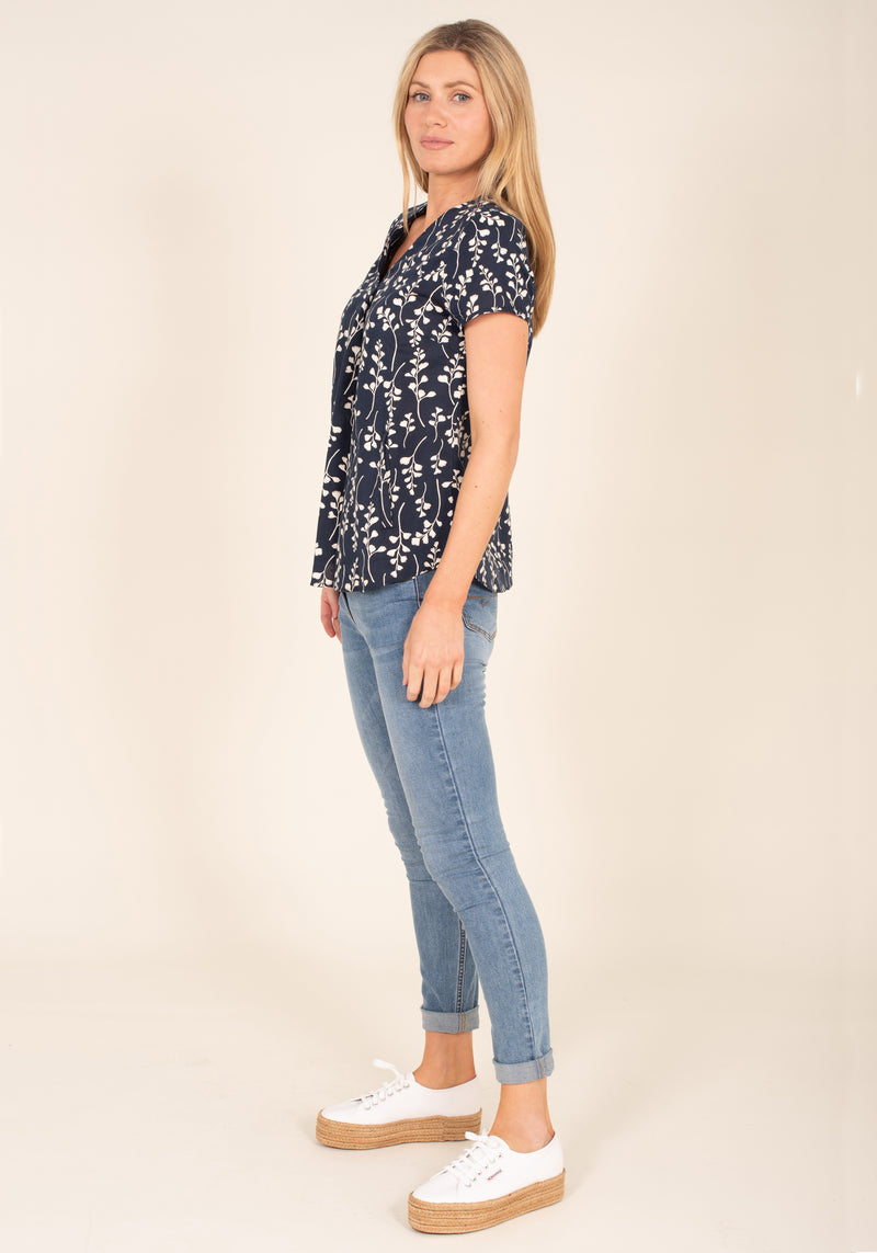 Pleat Woven Top