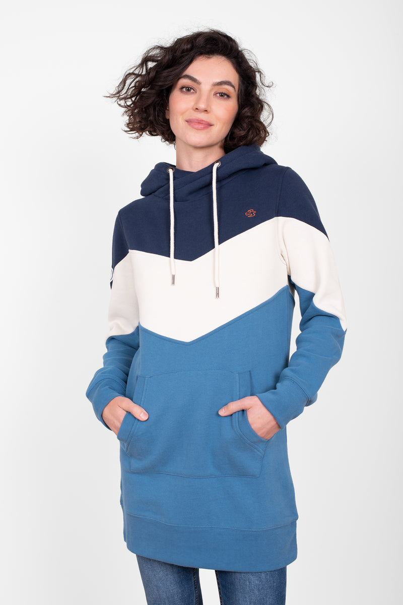 Ziggy Colourblock Longline Hoodie