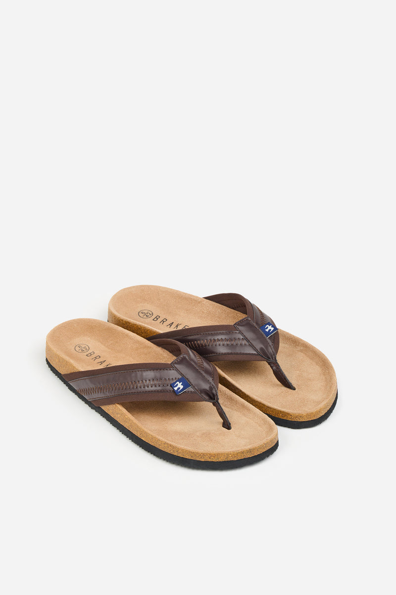 Brown Flip Flops