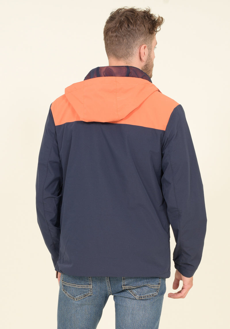 Mens Two Colour Pullover Jacket
