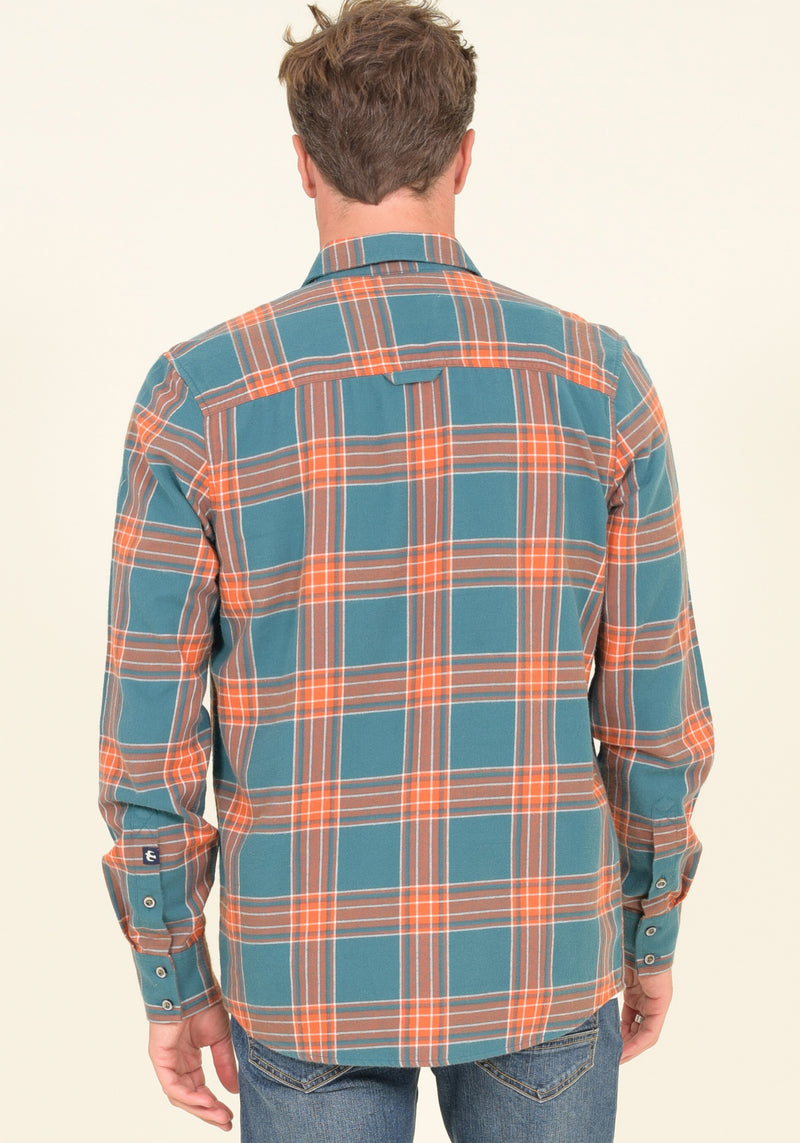 Orange Check Shirt