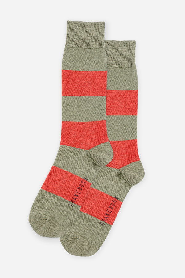 Khaki Stripe Socks
