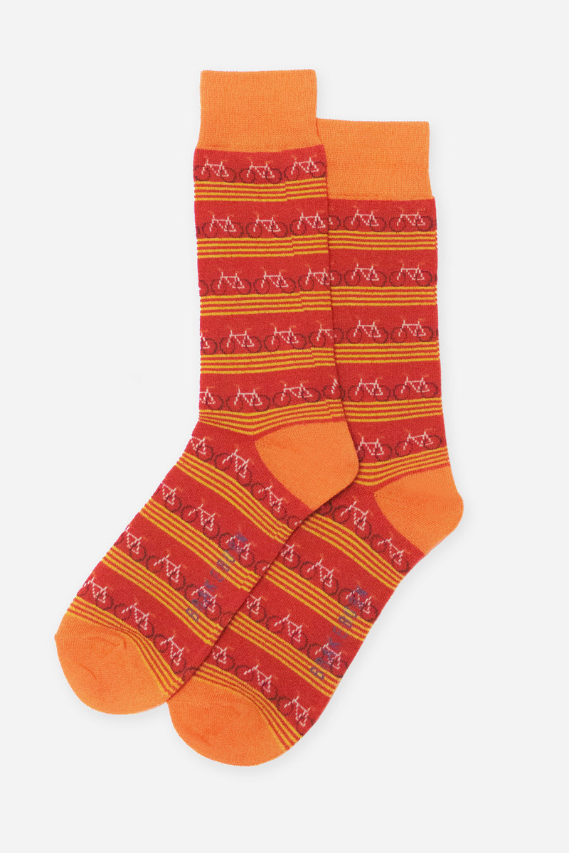 Men's Orange Great Outdoors Socks 3 Pack