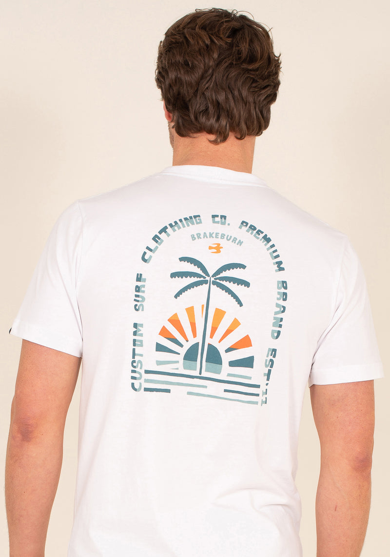 Organic Cotton Palm Print T-Shirt