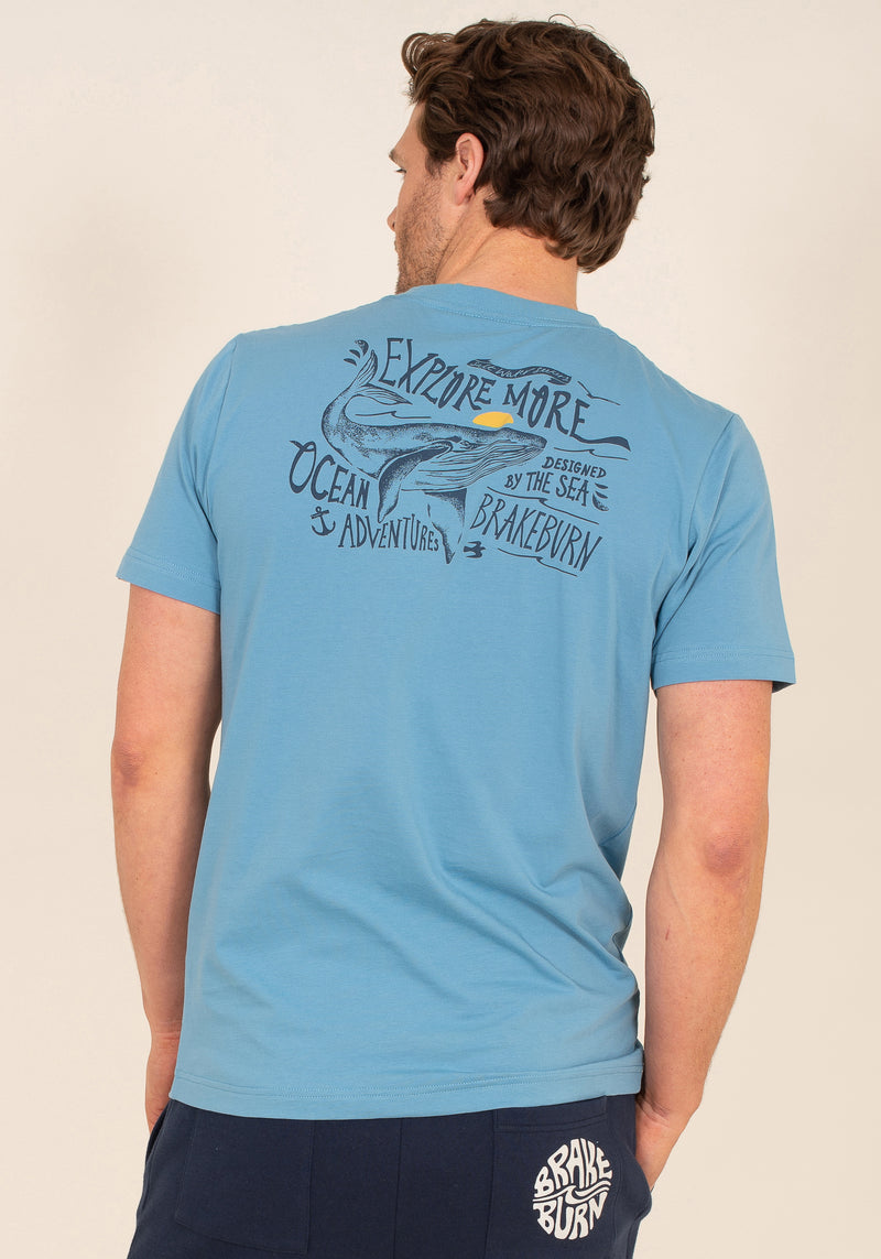 Organic Cotton Whale Graphic T-Shirt