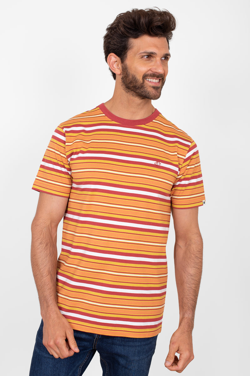 Rust Striped Tee