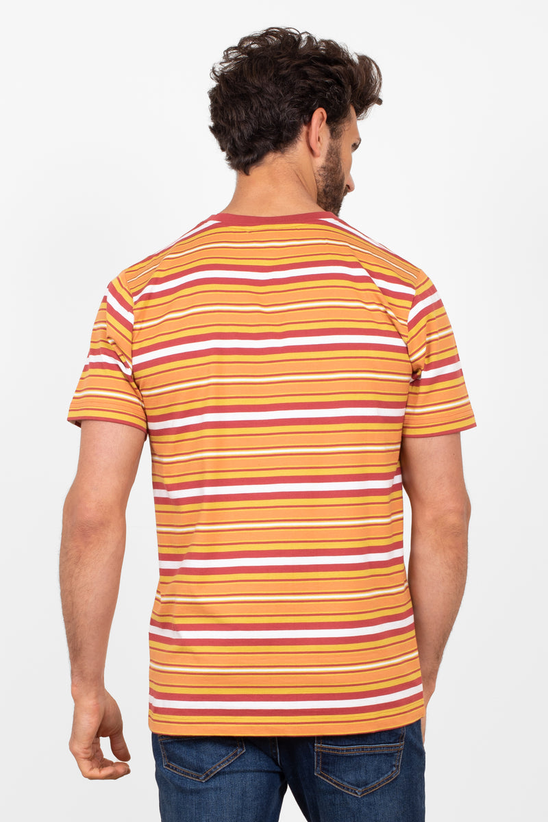 Rust Striped Tee