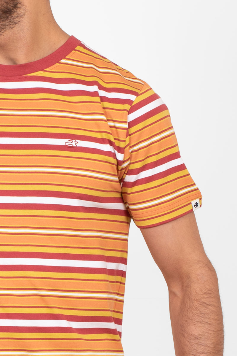 Rust Striped Tee