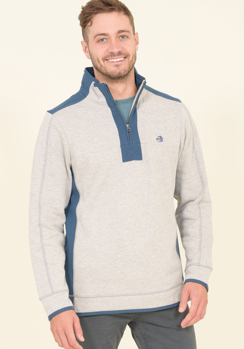 1/4 Sweat Mens Grey