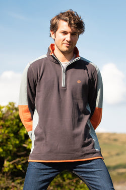 Colour Block 1/4 Zip