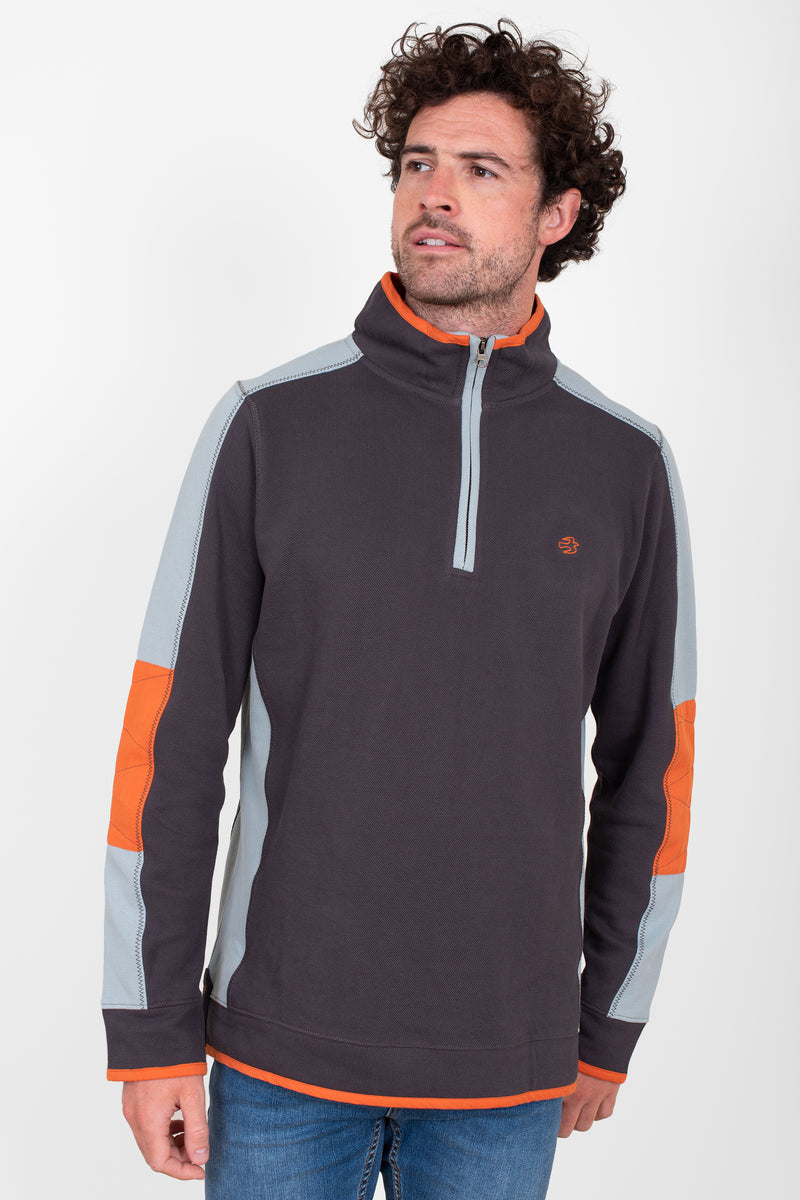 Colour Block 1/4 Zip