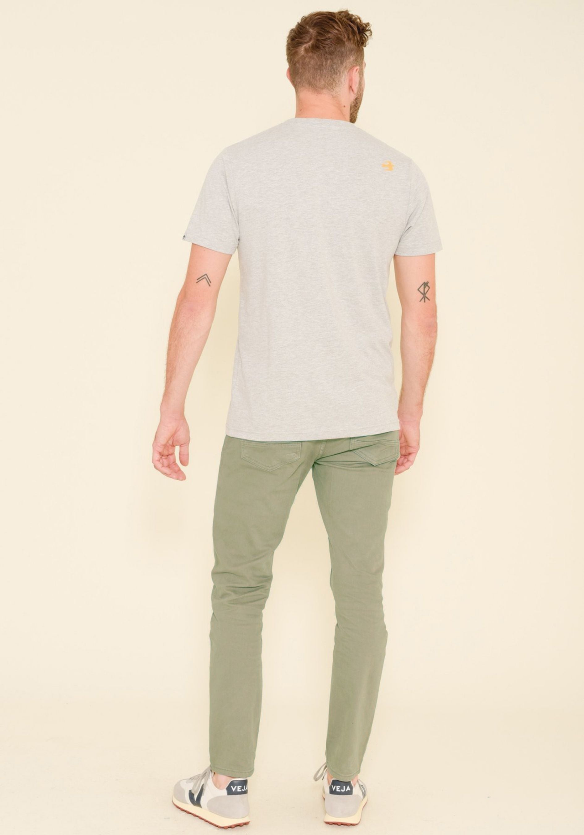 Garment Dye Trouser Green