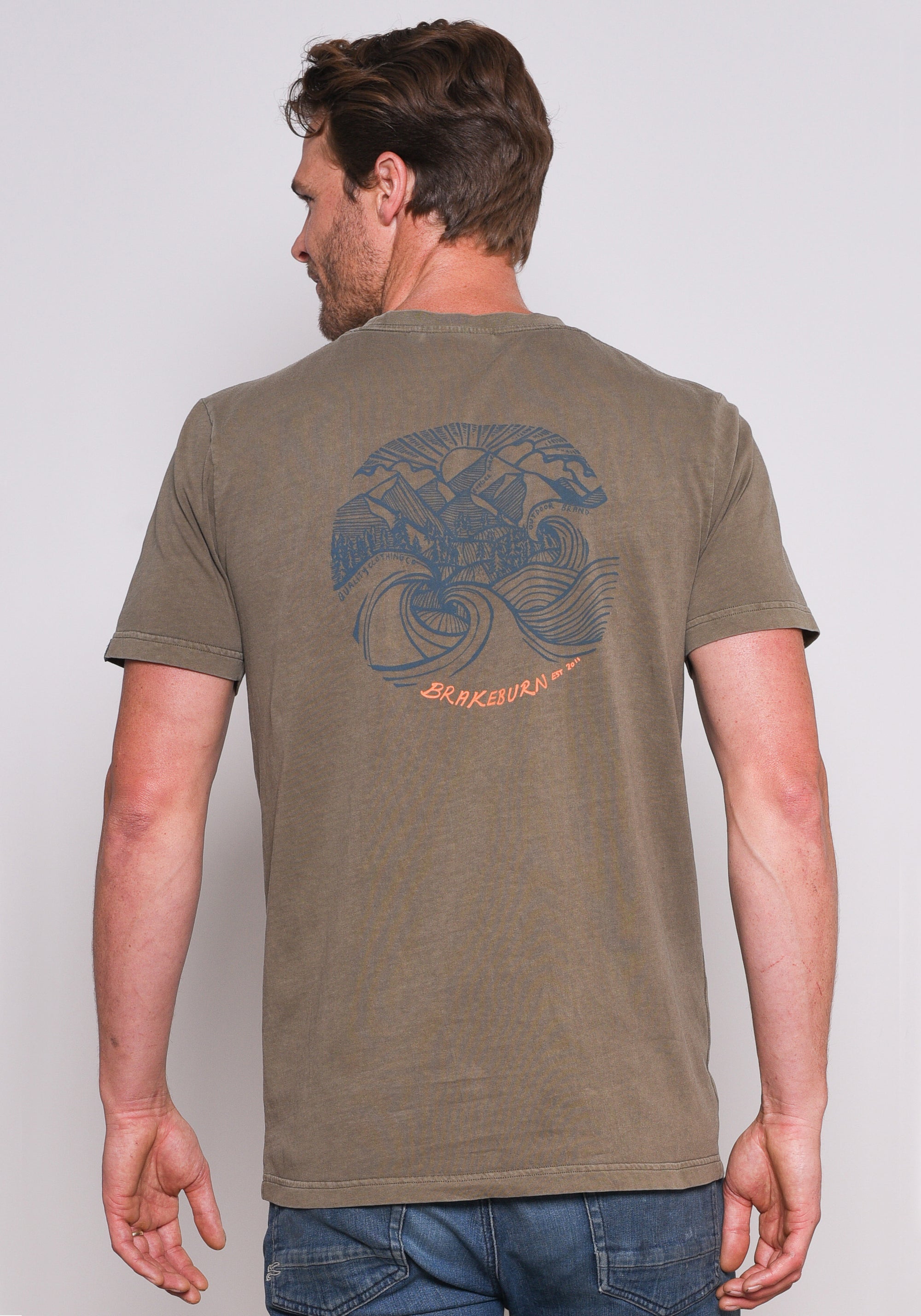 Stormy Sea Garment Dyed Tee