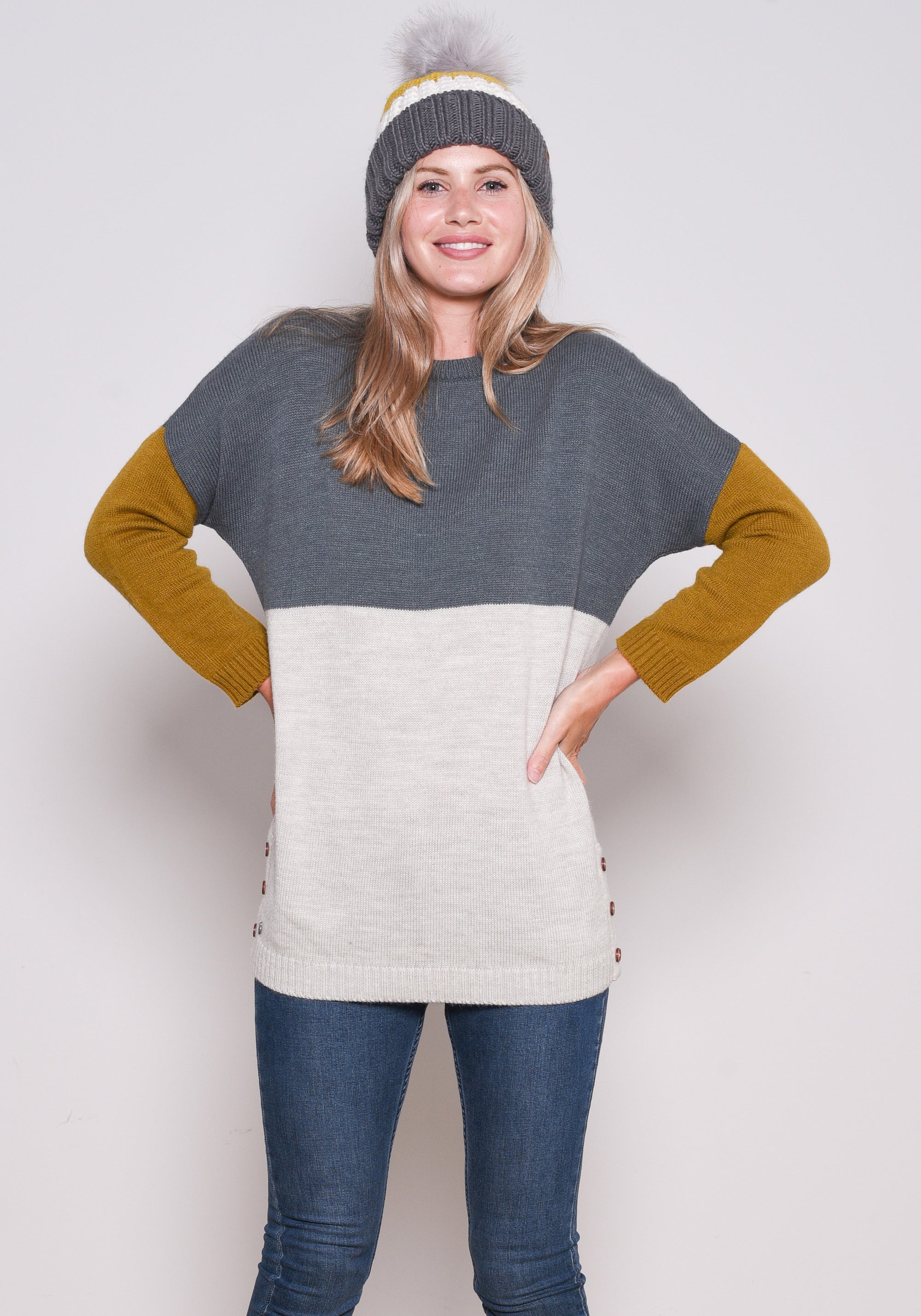 Colour Block Jumper