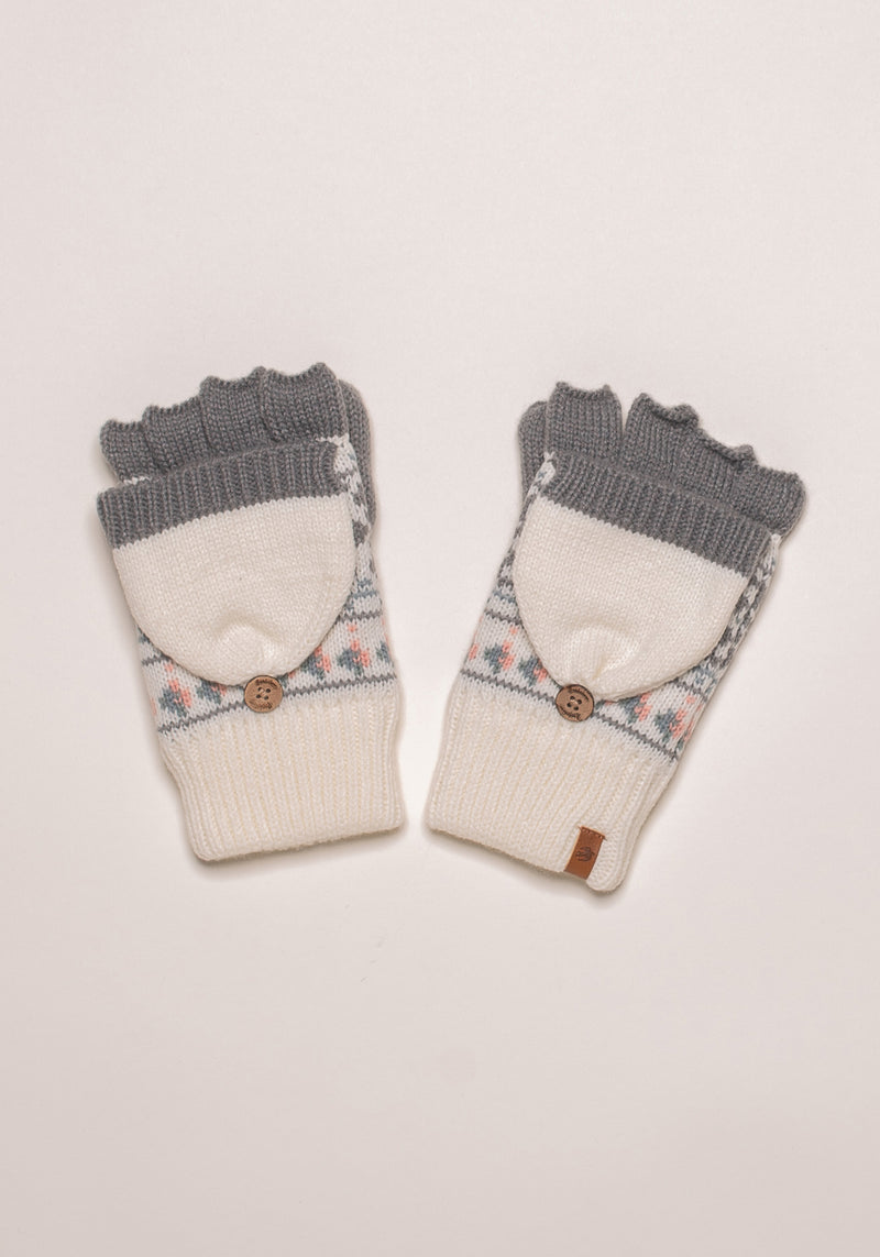 Fairisle Knit Mittens