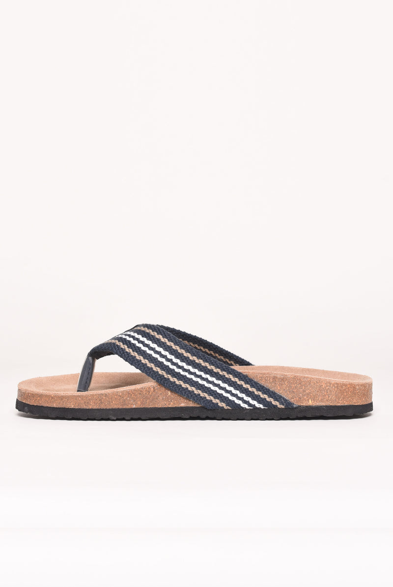 Stripe Flip Flops