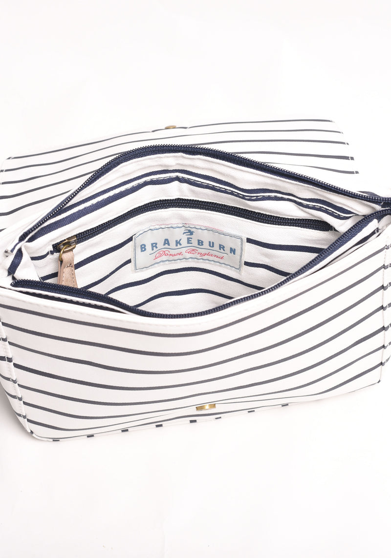 Stripe Saddle Bag