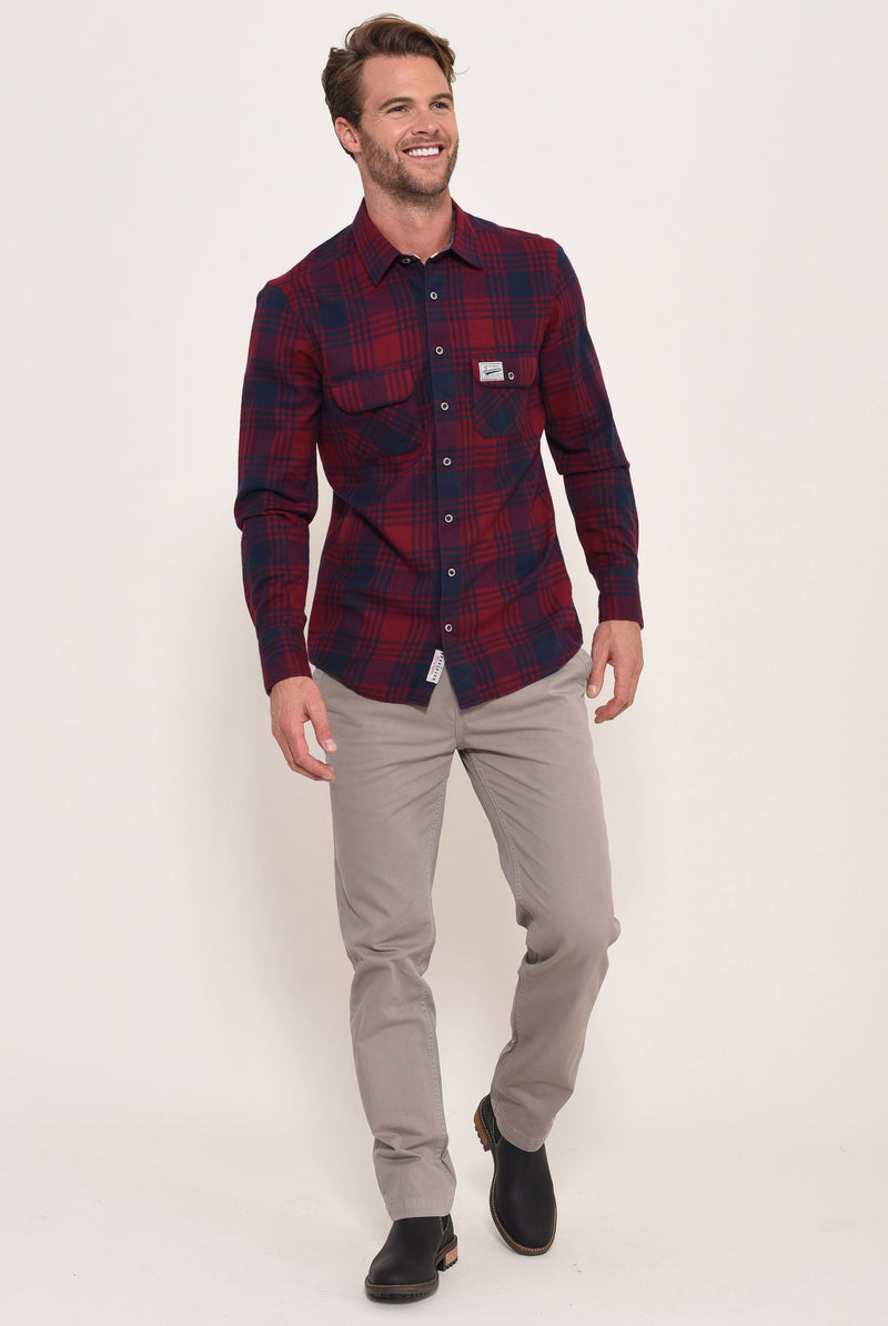 Flannel Check shirt Red