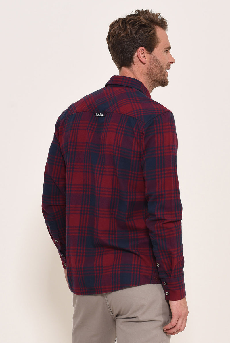 Flannel Check shirt Red