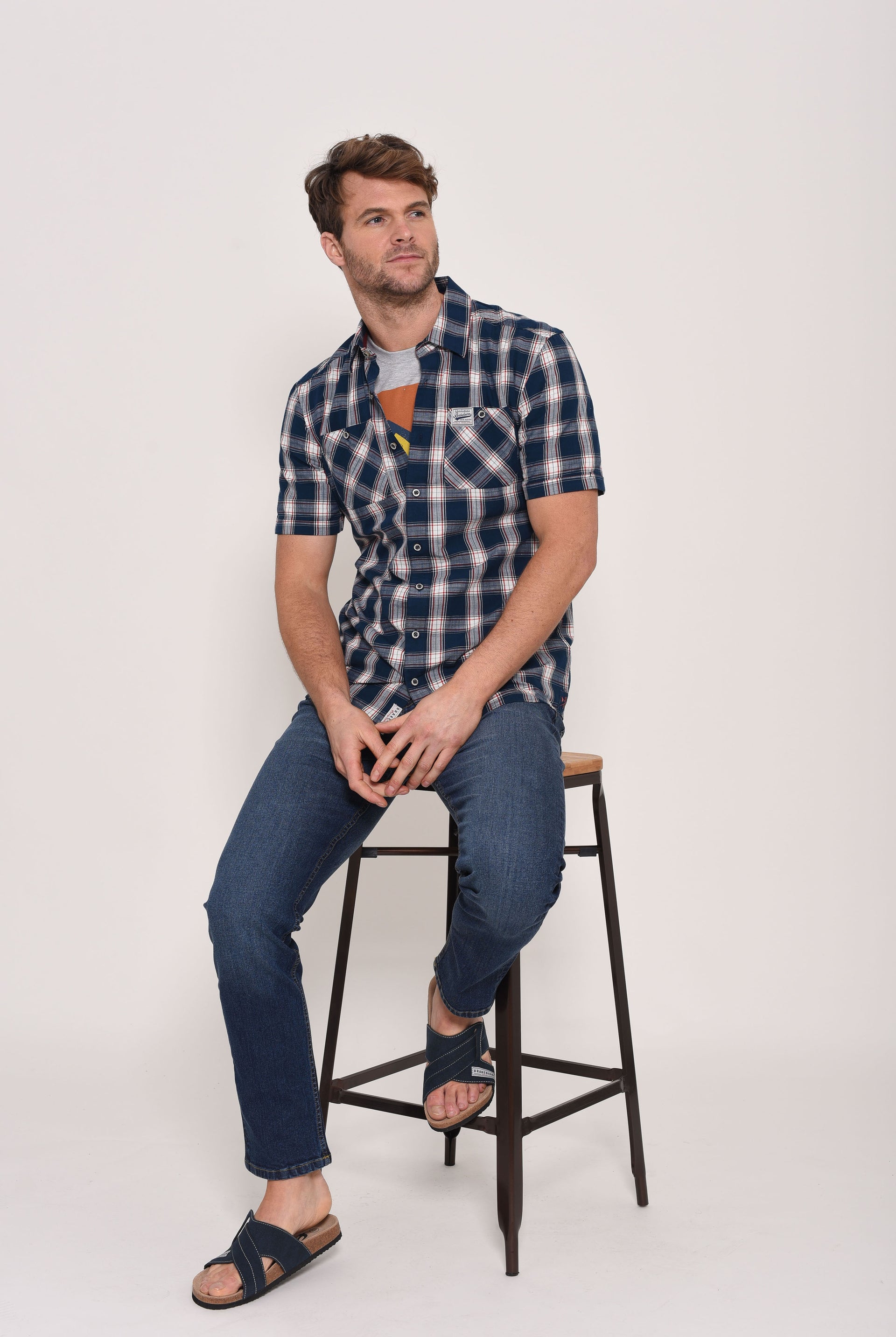 Short Sleeve Check Shirt