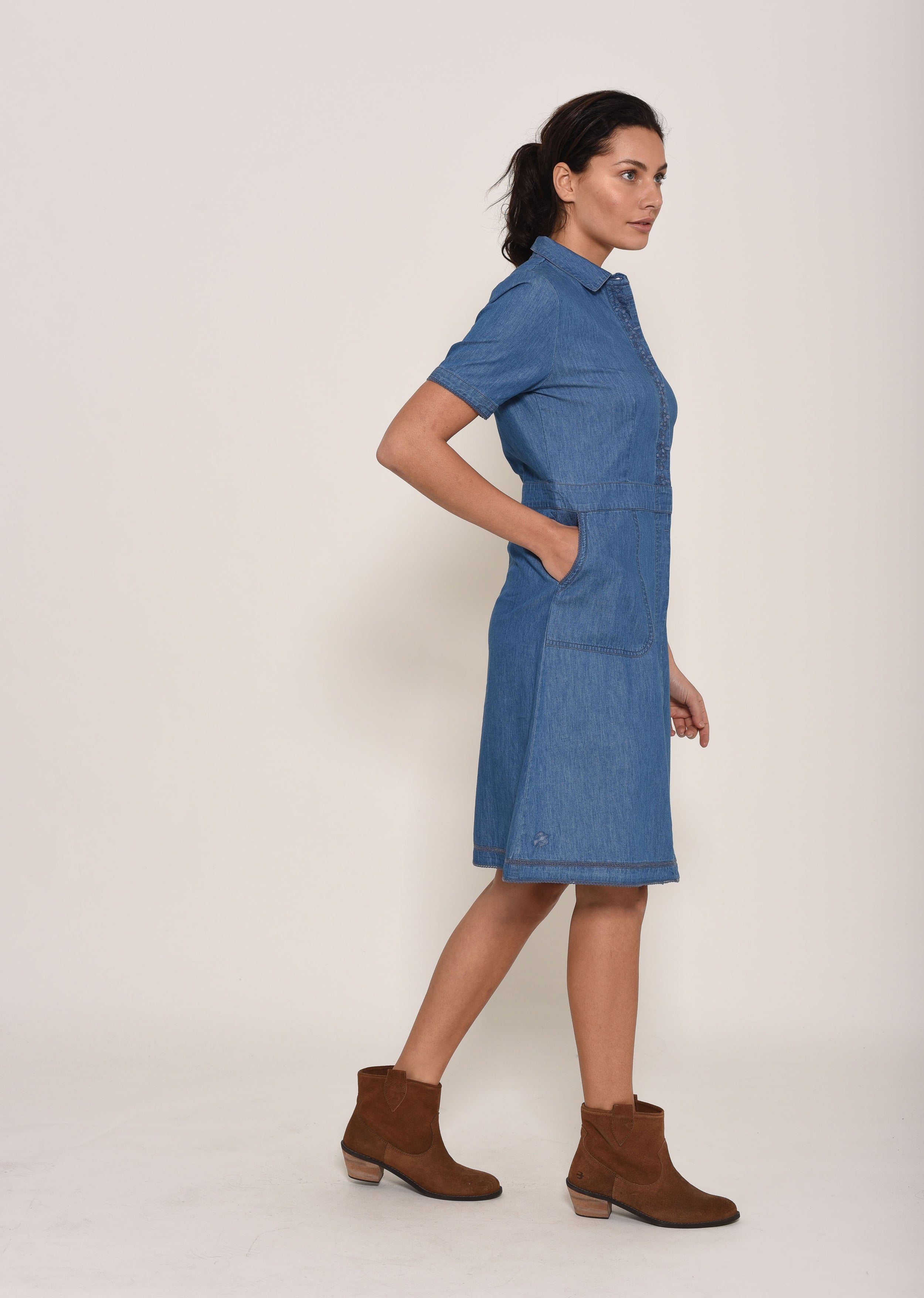 white christmas dresses Women's Blue Ashmore Dress main image 1