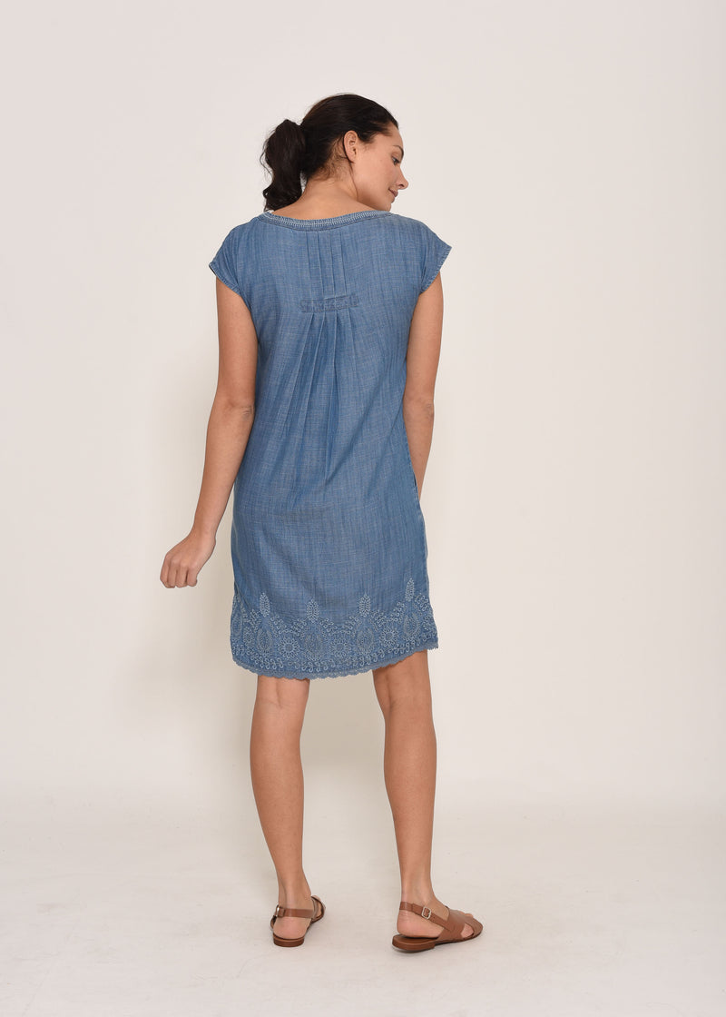 Broderie Anglaise Shift Dress