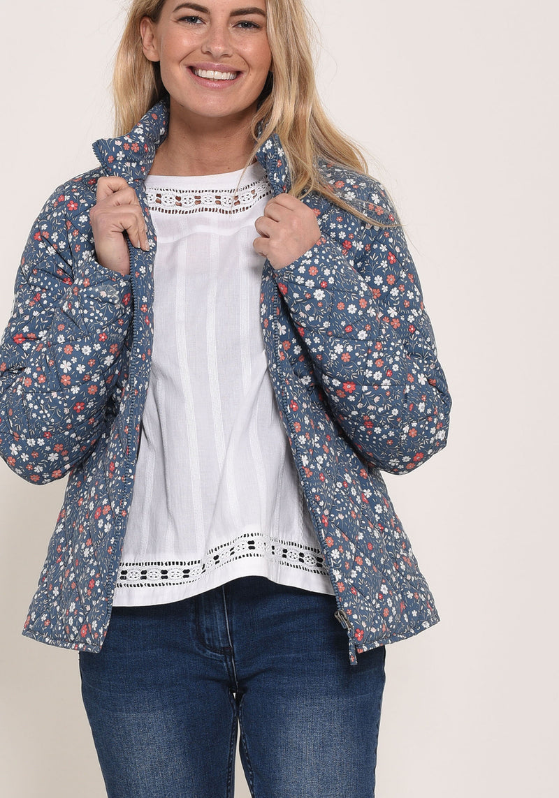 Ditsy Quilted Jacket