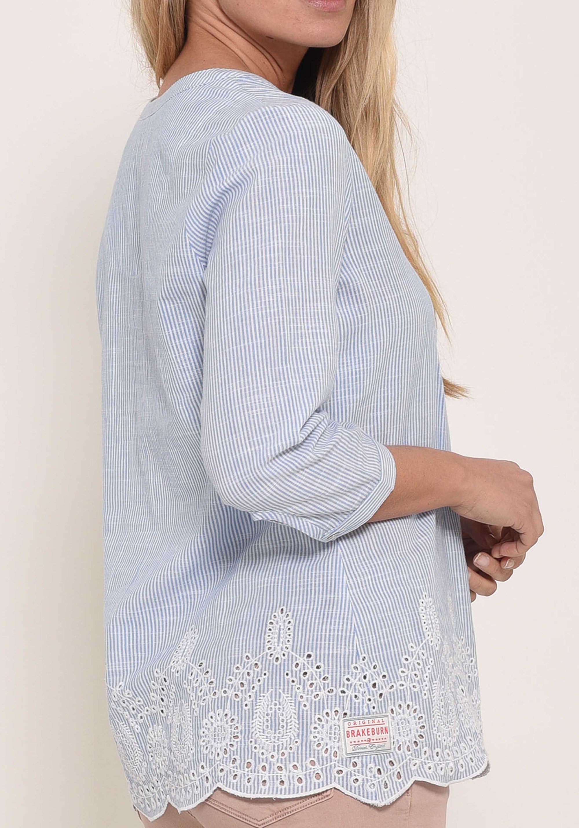 Scalloped Hem Blouse