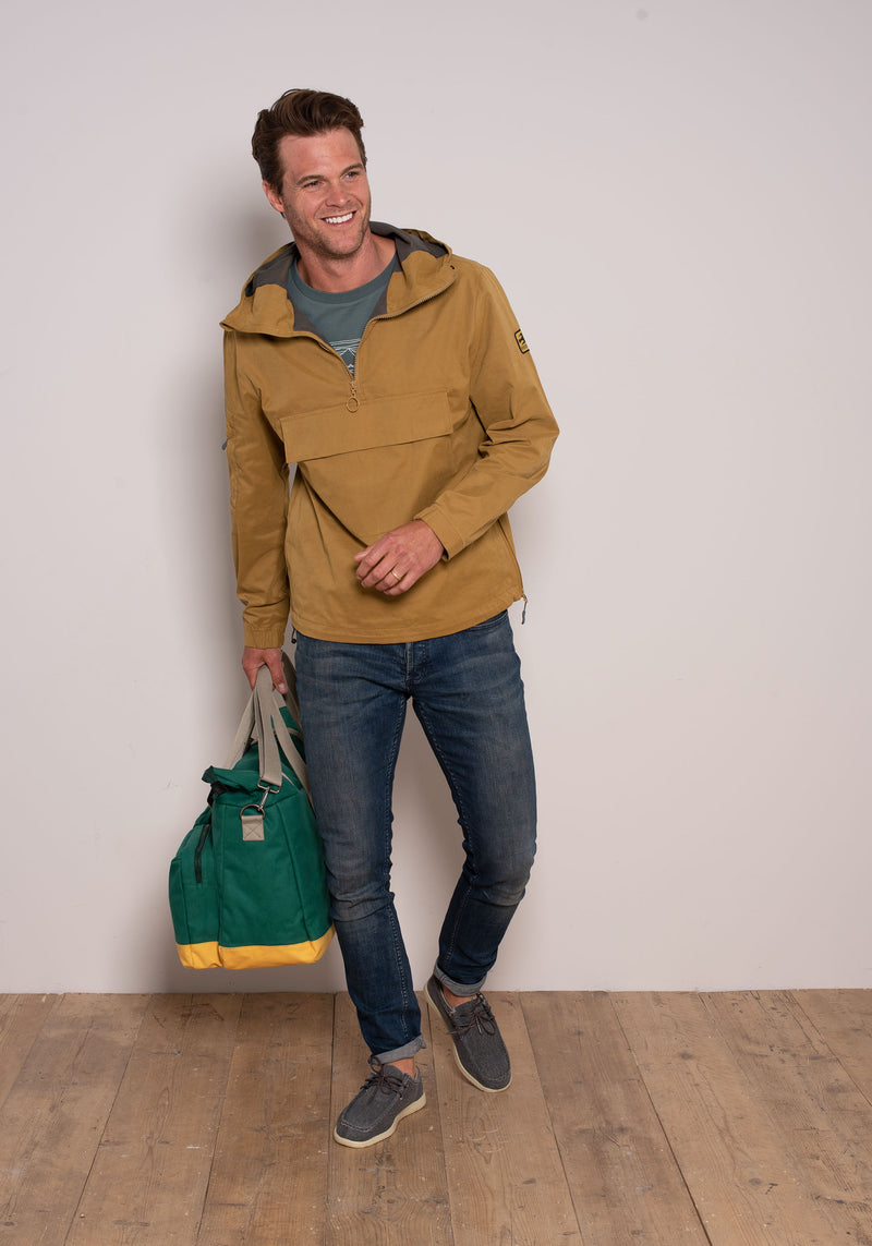 Green And Yellow Rolled Top Holdall Bag